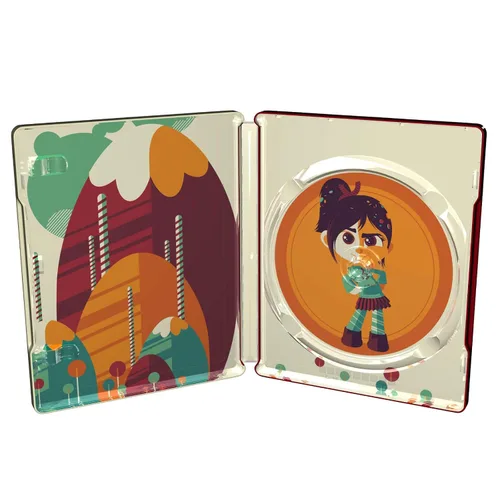 Vista 4 de Wreck it Ralph Mondo SteelBook Blu-ray Region Free
