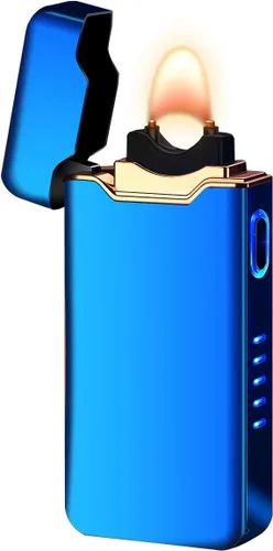 Vista 12 de COZYLIFE Encendedor de arco eléctrico con sensor táctil, encendedor de arco electrónico de llama de alta potencia, recargable por USB, resistente al