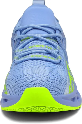 Vista 4 de KCVTD Zapatos de punta de acero para hombres, zapatos de trabajo de seguridad para mujer, zapatos de acero indestructibles, a prueba de pinchazos