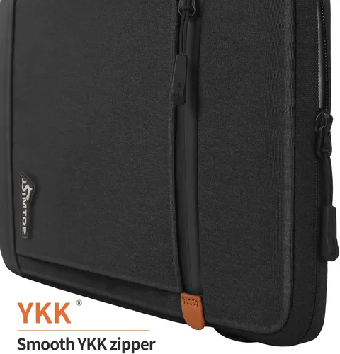 Vista 5 de Funda para tablet de 12.9 a 13 pulgadas, compatible con iPad Pro de 13 pulgadas/12.9 pulgadas, Galaxy Tab S9 FE+ 12.4 / S9 FE 10.9, cremalleras YKK