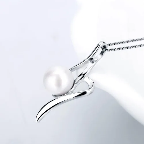 Vista 4 de Colgantes trenzados para joyería de perlas de plata esterlina, diseño colgante de montaje para joyería de moda, Metal, Circonita Cúbica