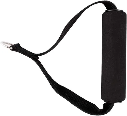 Vista 6 de CHICIRIS Cuerda de resistencia para gimnasio, mango de banda de resistencia de 154.3 lbs, mango de cable resistente, color negro para ejercicios
