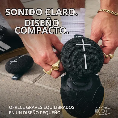 Vista 5 de Ultimate Ears MINIROLL Altavoz Bluetooth impermeable - Negro suave