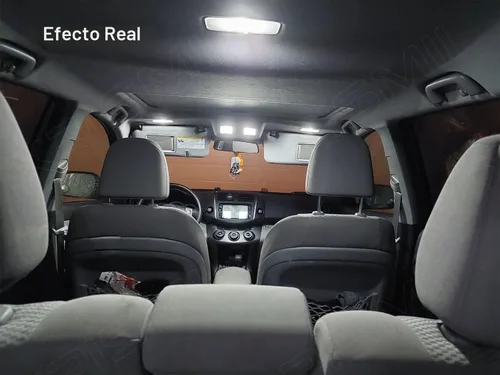 Vista 4 de Xpismii Paquete de 8 piezas de 6000 K blanco RAV4 luces interiores LED de repuesto para Toyota RAV4 2006 2007 2008 2009 2010 2011 2012 2013 2014