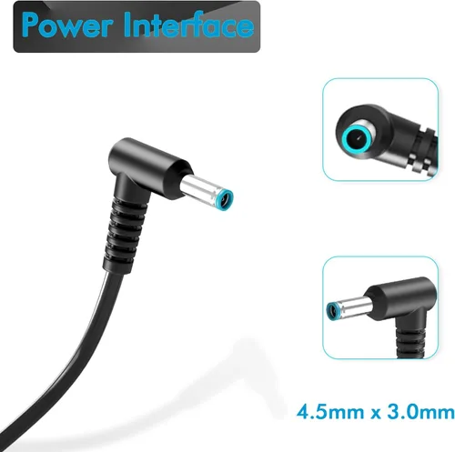 Vista 2 de Cargador de CA de 150 W para HP ZBook 15 15u 15v G3 G4 G5 G6 ZBook Studio 15 G3 G4 G5 G6 OMEN x por HP 15 17 Create G7 Victus 16 Fury 15 17 G7 G8