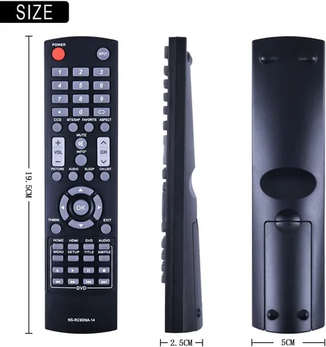 Vista 4 de PZL NS-RC9DNA-14 Reemplazo para Insignia TV LED DVD Combo Control remoto NS-28DD220NA16 NS-32DD200NA14 NS-24ED310NA15B NS-32DD310NA15 NS-32DD220NA16