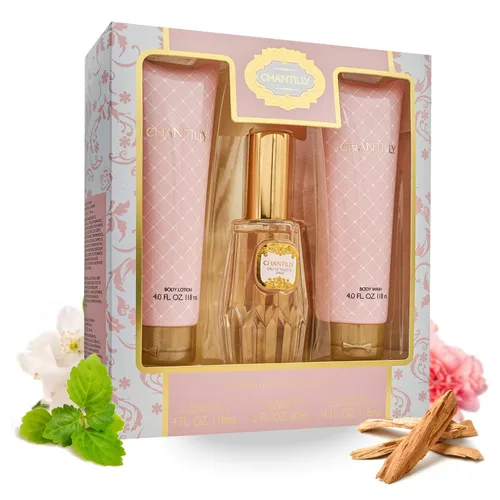 Vista 8 de Chantilly Eau De Toilette Spray para mujer, 2 onzas líquidas