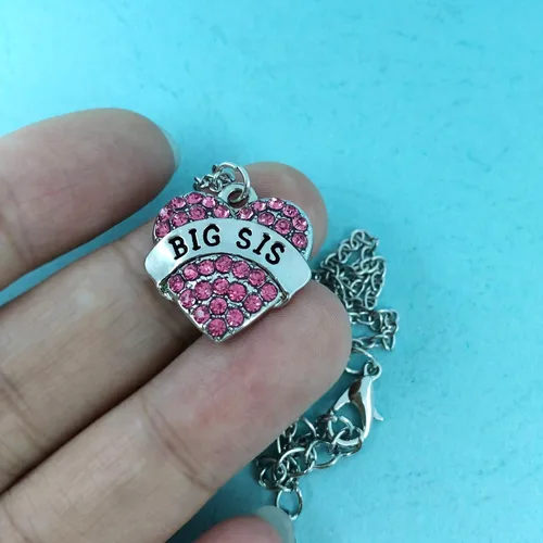 Vista 2 de Amor SPES - Collar de cristal con 3 colores para mujeres y niñas