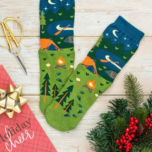 Vista 9 de Id Rather Be - Calcetines divertidos regalos novedosos para hombres mujeres y adolescentes