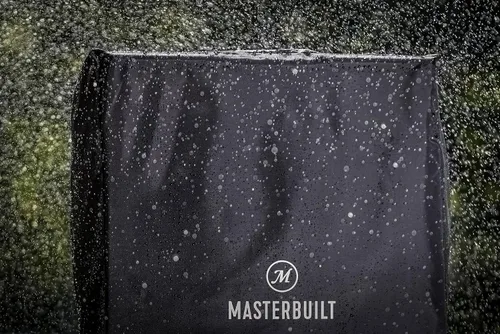 Vista 7 de Masterbuilt Ahumador eléctrico digital de 40 pulgadas con ventana y patas + paquete de cubierta