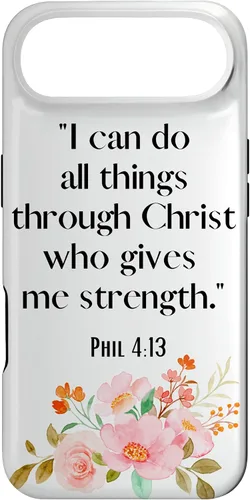 Vista 27 de I Can Do All Things Through Christ Jesus Philippians 4:13 Case for iPhone 17