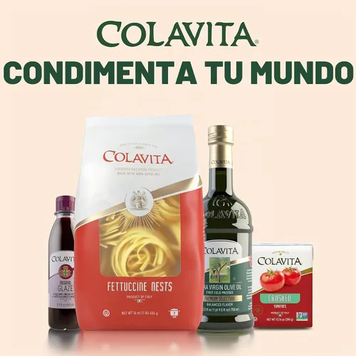 Vista 7 de Aceite de Oliva con ajo tostado extra virgen Colavita, 32 onzas