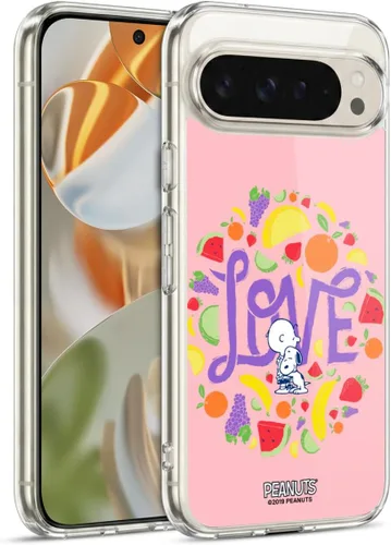 Vista 24 de Head Case Designs Officially Licensed Peanuts Charlie and Snoopy Naturally Sweet Gel Case [Military Grade Protection] Compatible with Google Pixel 8