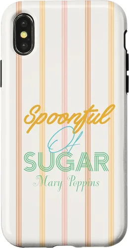 Vista 5 de Funda para iPhone 13 Pro Max Disney Classic Mary Poppins Spoonful of Sugar Striped Case