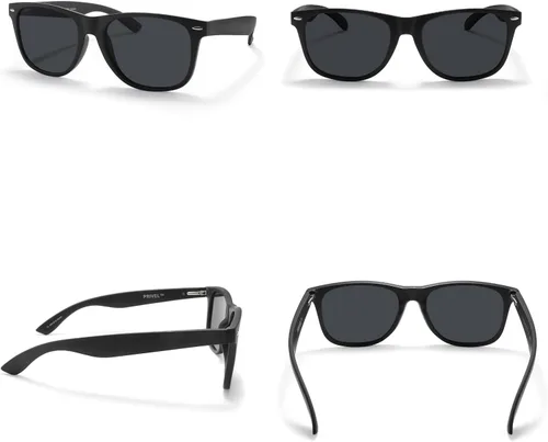 Vista 2 de PRIVEL Gafas de sol polarizadas extra grandes de tamaño XXL de 6.102 in para hombres grandes y anchos TR90 ultraligeros protección UV400