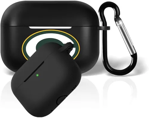 Vista 11 de Funda protectora de silicona para 49ers compatible con AirPods de 1ª/2ª generación, funda de carga, llavero