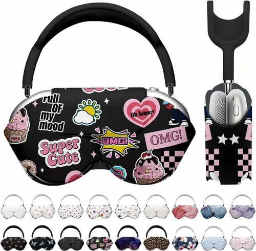 Vista 27 de Maxjoy para Apple Airpods Max Funda inteligente de cubierta, Accesorios de cubierta protectora de cuero PU suave para Airpod Max con modo de sueño