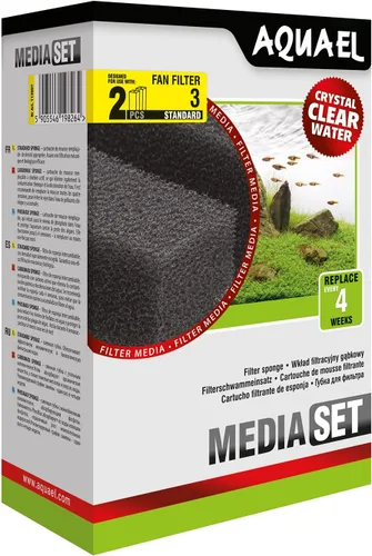 Vista 5 de Aquael Conjunto de medios de filtro de ventilador (1)