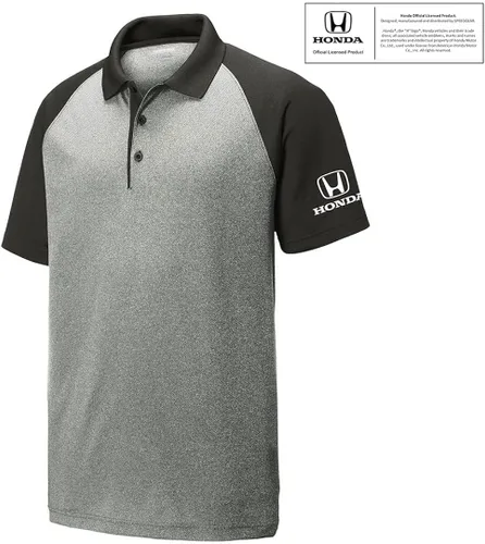 Vista 3 de Speedgear Honda - Polo gris jaspeado bicolor
