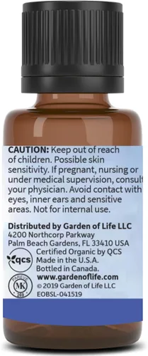 Vista 3 de Garden of Life Aceites esenciales, aceite esencial de lavanda 100% orgánico y puro más ylang ylang y manzanilla, mezcla de sueño para difusores