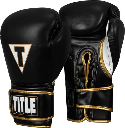 Vista 3 de Title Boxeo Guantes Mexicanos de Cuero Quatro - Guantes de Boxeo, Guantes de Saco de Boxeo, Guantes de Kickboxing, Guantes de Boxeo, Guantes de Saco