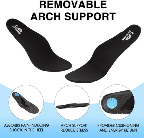 Vista 4 de Slow Man Zapatos deportivos para correr para mujer, de malla antideslizante, atlética, para caminar, de moda, transpirables, para gimnasio, fitness
