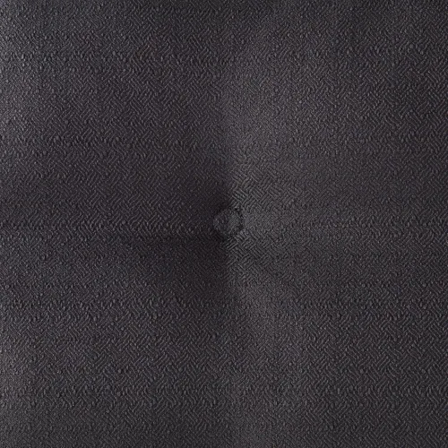 Vista 5 de Almohada cuadrada copetuda con funda extraíble, negro, grande (40 pulgadas)