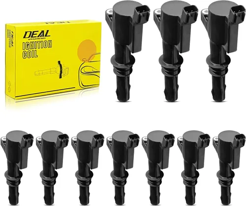 Vista 18 de DEAL Paquete de bobinas de encendido, compatible con Toyota Tundra/4Runner/Land Cruiser/Sequoia Lexus GS430/GX470/LS430/LX470/SC430 4.3L 4.7L V8