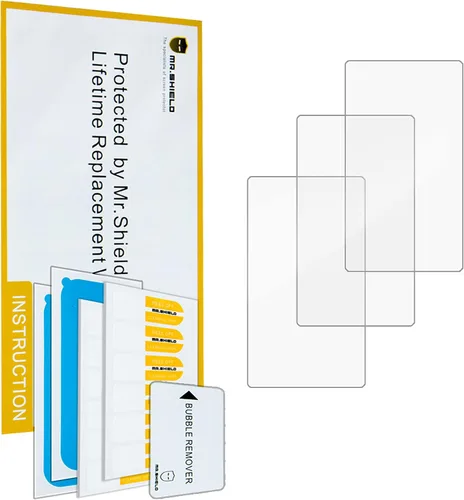 Vista 2 de Mr.Shield Paquete de 3 Protector de pantalla diseñado para consola Nintendo Wii U antideslumbrante mate (material PET)