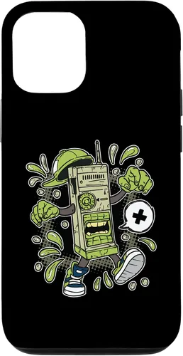 Vista 26 de Diseño de WalkieTalkie de dibujos animados para iPhone 16 para niños en estuche de estilo cómico