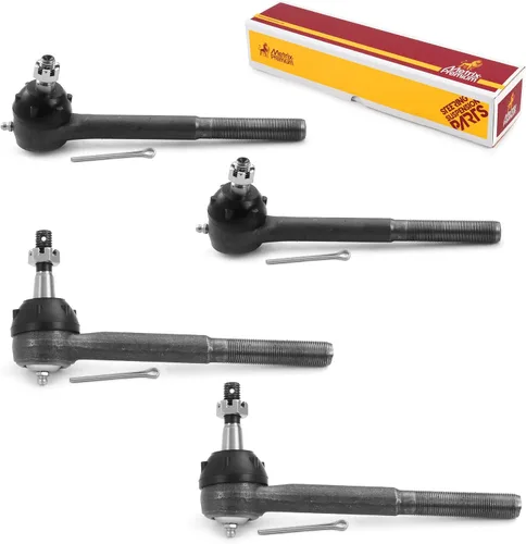 Vista 158 de Metrix Premium Chassis Parts - Kit de 4 piezas de extremos de barra de acoplamiento frontal exterior e interior compatible con Nissan Pathfinder