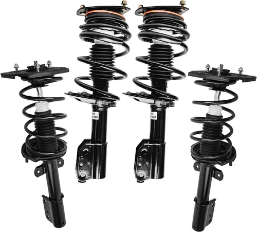 Vista 15 de Detroit Axle - 4 piezas de soportes para Toyota 2004 2005 2006 2007 2008 2009 Prius, soportes delanteros y traseros con resortes helicoidales