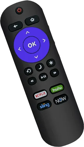 Vista 4 de Control remoto compatible con todos los televisores Sharp Roku LC-50LBU591U LC-50LBU711U LC-55LBU591U LC-55LBU711U LC-43LBU591U LC-32LB601U