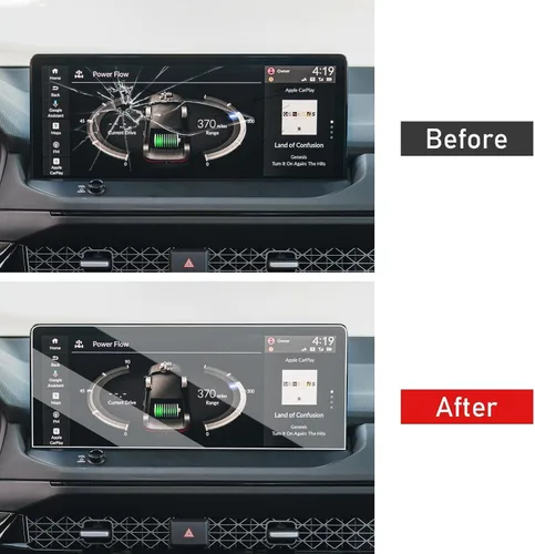 Vista 7 de Moonlinks Protector de pantalla compatible con Honda Accord 2025 2024 2023 de 12.3 pulgadas, protector de pantalla de vidrio templado, dureza 9H