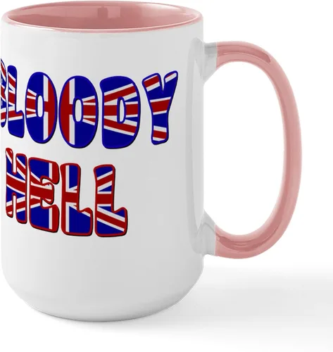 Vista 11 de CafePress BLOODY HELL Mugs Taza de café de cerámica de 15 oz (15.0 fl oz)