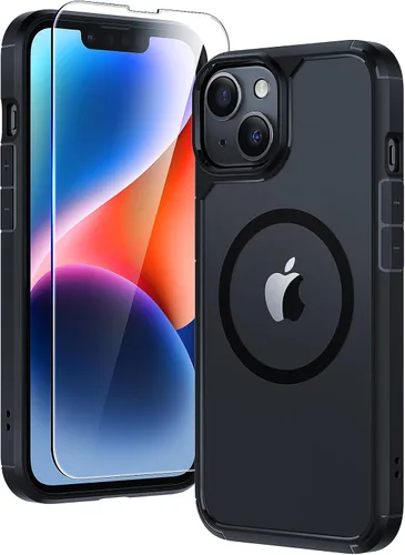 Vista 112 de TAURI Funda para iPhone 17, antiamarilleamiento con protector de pantalla, protección de grado militar, a prueba de golpes, delgada para iPhone 17