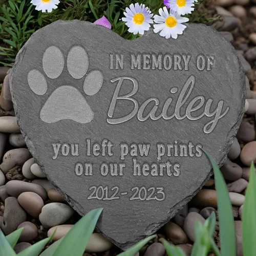 Vista 22 de Regalos Conmemorativos para Pérdida de Perro, Piedra Conmemorativa para Mascotas, Regalos Conmemorativos para Perro, Regalo de Simpatía por Pérdida