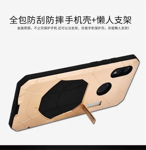 Vista 7 de DAYJOY Funda de aluminio compatible con Xiaomi Redmi Note 7/7 Pro, material de metal de alta calidad + silicona, a prueba de golpes, a prueba