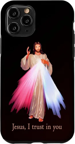 Vista 28 de Funda para iPhone 13 Pro Max Jesús con la que confío en ti Divina Misericordia Misericordiosa Jesús