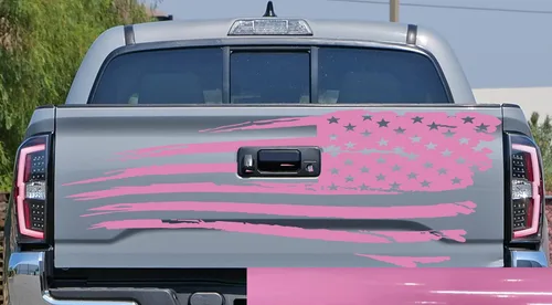 Vista 33 de Adhesivo adhesivo para puerta trasera o ventana de la puerta trasera de Estados Unidos para puerta trasera o camioneta, se adapta a Toyota Tacoma