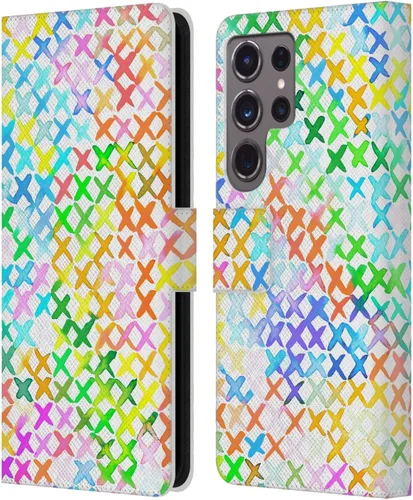 Vista 183 de Head Case Designs Officially Licensed Ninola Brushstrokes Multi Colorful Leather Wallet Case Compatible with Samsung Galaxy A07 4G