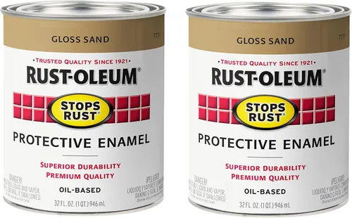 Vista 13 de Carbón gris brillante Rust-Oleum (7784502) contra el óxido 32 onzas, 7784502 Gris carbón brillante