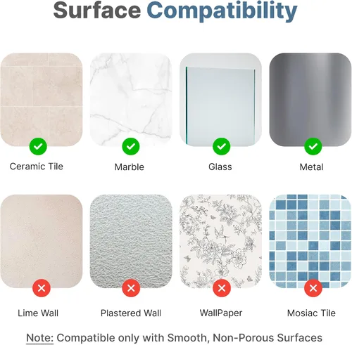 Vista 5 de KESOL Organizador de esponja a prueba de óxido para cocina, organizador de acero inoxidable, soporte para cepillo, accesorios 304, ventosa + adhesivo