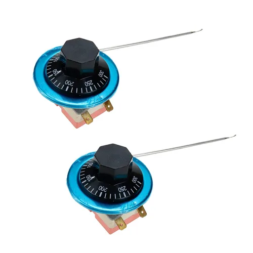 Vista 7 de Termostato de control de temperatura ajustable de 30-110 Celsius 125V/250VAC - Paquete de 2