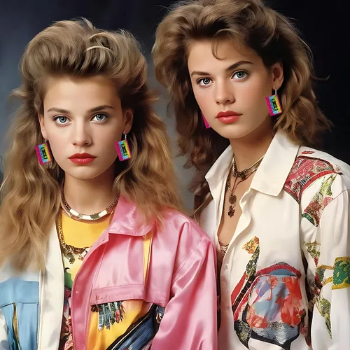 Vista 3 de Aretes de los años 70, 80 y 90 para mujer, aretes retro de cinta de cassette acrílica, aretes colgantes para Halloween, cosplay, fiesta brillante