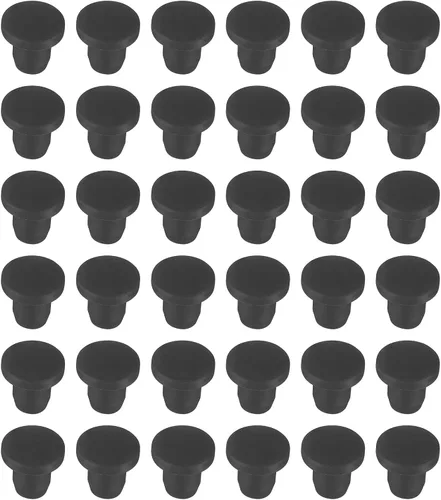 Vista 158 de MECCANIXITY - Tapones de silicona en forma de T (26mm, 1 pulgada de diámetro), color negro