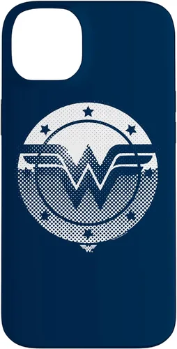 Vista 20 de Wonder Woman Funda con logotipo de escudo de medio tono para iPhone 17