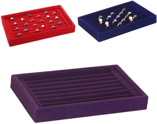 Vista 2 de Shlutesoy - Organizador de anillos, color morado, Azul, 1