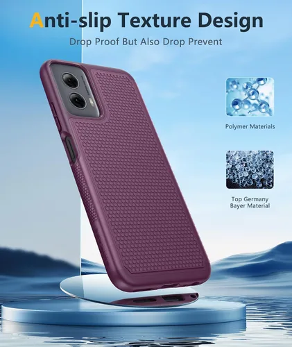 Vista 344 de FNTCASE Funda para iPhone 17 Pro: Fundas delgadas translúcidas de color azul claro compatibles con MagSafe, protección completa de la cámara