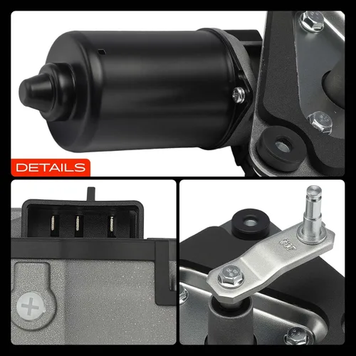 Vista 9 de A-Premium Motor del limpiaparabrisas delantero compatible con Ford Bronco/F-150/F-250/F-350 1987-1996, F Super Duty 1988-1994, F53/F59 1988-1996